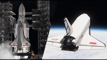 (CANCELLED PROJECT) | Buran OK-1.01 | KSP Cinematic