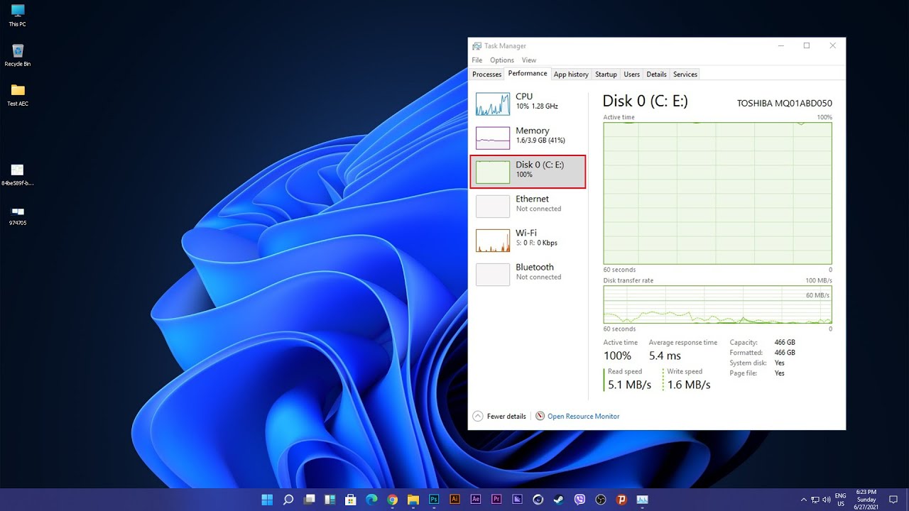 How To Fix 100% Disk Performance Usage in Windows 10 - YouTube