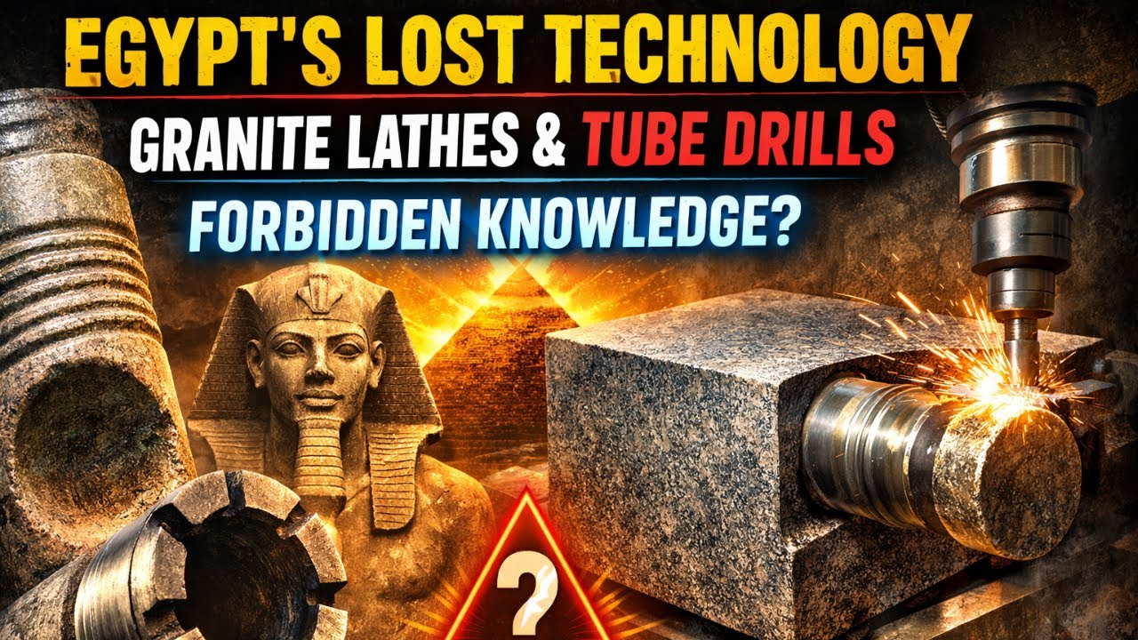 Egypt’s Lost Technology Granite Lathes, Tube Drills & Forbidden Knowledge