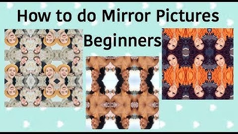 How to do Mirror Picture (Layout)* Beginners* *Easy*