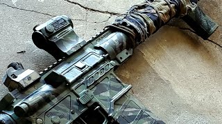 DIY TIGER STRIPE Rifle Paintjob