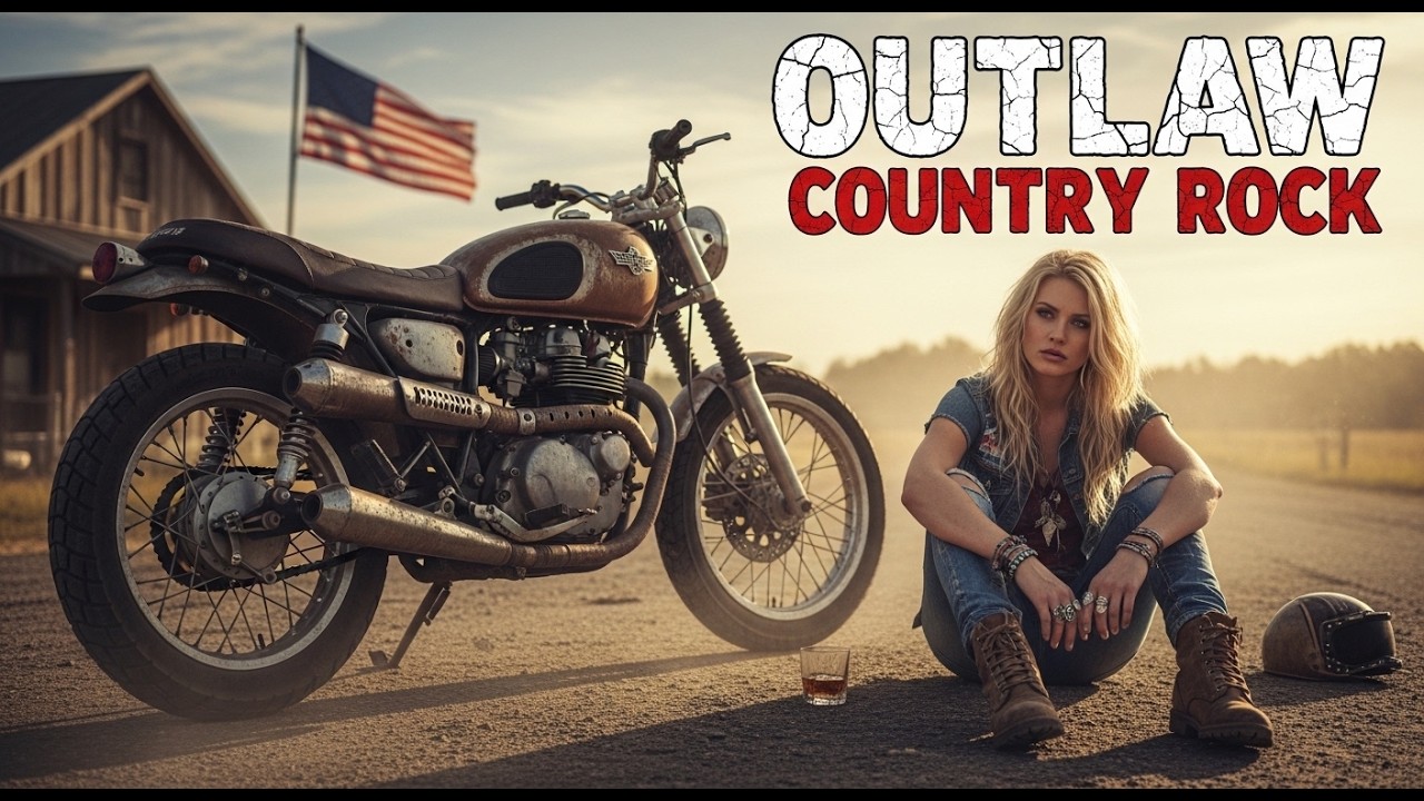 Outlaw Country Rock 🔥 Country Rock Open Road 🎸 Miles of Freedom