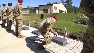 Honoring the Fallen:  3rd Special Forces Group (Airborne) 2024 Memorial Day Rose Laying Ceremony