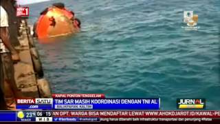 Detik-detik Tenggelamnya Kapal Penarik Tongkang Batubara