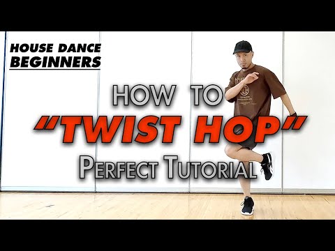 House Dance Basic Steps Tutorial | Twist Hop | Beginner