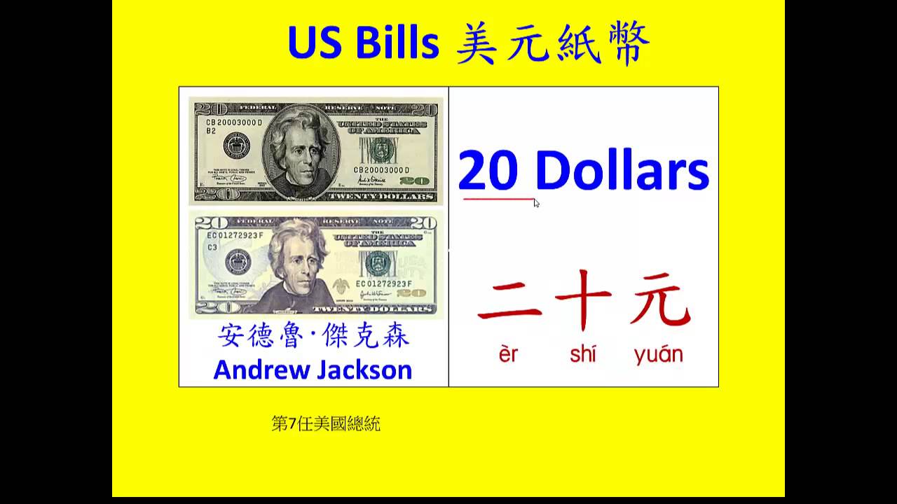 abc英語 美國錢幣與紙鈔(US Coins and Bills) - Learning English and Chinese