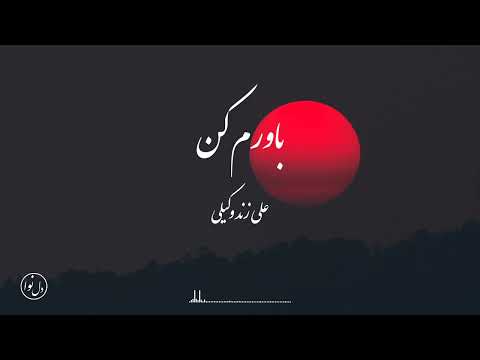 آهنگ علی زندوکیلی باورم کن