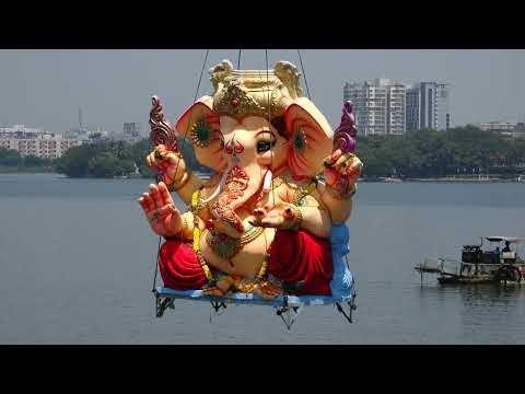 Big Ganesh Nimajjanam | Ganpati Visarjan in Hyderabad | Big Ganesh immersion inTank Bund