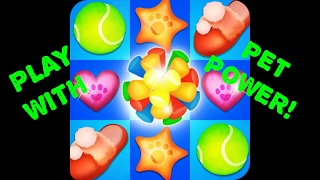 Pet Power Match 3 - first play video game review! PLAY WITH PET POWER! screenshot 1