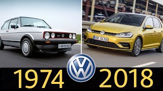 VOLKSWAGEN GOLF - EVOLUTİON (1974-2018) / ( Volkswagen golf tarihçesi , evrimi-değişimi ) Volkswagen Golf Evolution 1974 Present