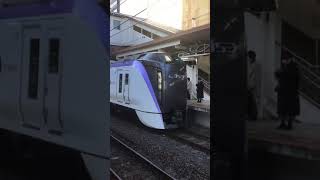 [謎の回送]E353系 S113編成回送列車 八王子駅発車(空笛あり