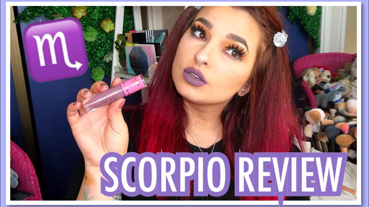 Scorpio Liquid Lipstick Review | Jeffree Star Single Lipstick Review
