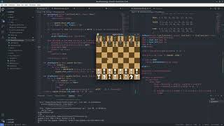 Chess in python and pygame | uncut - no audio | pt. 7 - Generating moves 3