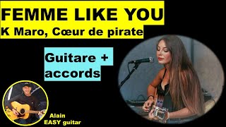 Video thumbnail of "FEMME LIKE YOU / guitare + accords + paroles"