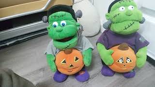 2 Halloween Sainsbury s Animated Singing Frankenstein With Pumpkin Monster Mash Demo