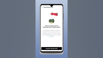 Threads account को Deactivate कैसे करें? 🚫 #shorts