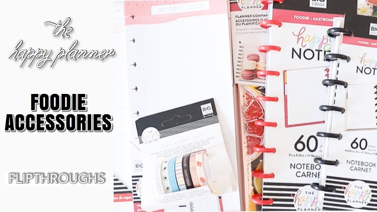 the happy planner foodie