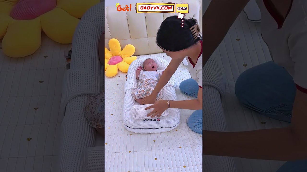 Can’t sleep in peace fearing you’ll squish your baby? Try the Baby Lounger Bed! 