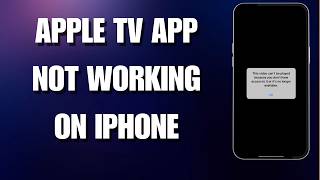 How to Fix Apple TV App Crashing on iPhone (2026)