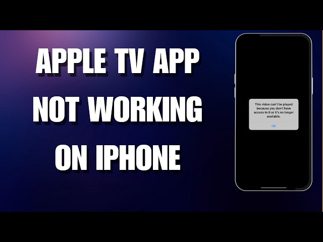 iPhone - TVN How to Fix Apple TV App Crashing on iPhone (2026) - YouTube