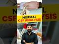 Normal CSF Analysis #nursingmcq #nursingofficerexam #nursingknowledge #nursing #sagarsir
