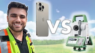 iPhone 15 Pro LiDAR and Camera vs Survey Total Station Accuracy