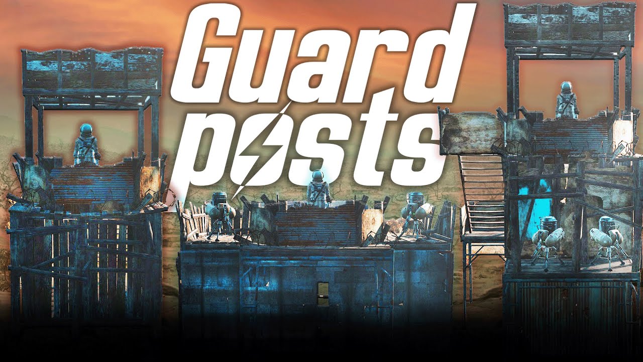3 простых сторожевых поста для ваших поселений в Fallout 4!