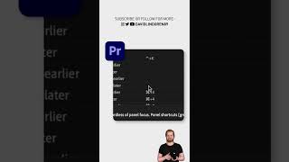 How to move keyframes with the keyboard #Shorts
If you click “opt + cmd + K” (or “ctrl + alt + K” on PC), you will open the Keyboard Shortcuts window. Here, search for “Move keyframe”.
Now, when you click next to a command until the background turns black, you can type in a shortcut for that specific command.
I have “cmd + 3” to move the keyframe one frame back and “cmd + 4” to move the keyframe one frame forward.
Then, I have “cmd + 2” to move it 10 frames back and “cmd + 5” to move it 10 frames forward.
Click “OK” to save and there you go!
🔗 Watch the full video here:
https://www.youtube.com/watch?v=3pf8P92kTv4&list=PLgJlbAYg0mEkXrbeSUcXFU8ax-y-21Ndb&index=96
**********
EXCLUSIVE RESOURCES FOR VIDEO CREATORS:
🎞 FREE (and paid) digital products for video creators:
https://davidlindgren89.gumroad.com/
🎁 FREE plugins for Premiere Pro & After Effects:
https://aejuice.com/free-plugins/?ref=davidlindgren89
🎁 FREE browser extension for YouTube Growth:
https://www.tubebuddy.com/davidlindgren1989&x=homepage
🎵 2 extra months of music library Artlist for FREE:
https://artlist.io/David-121249
🧠 Learn more about Adobe Premiere Pro:
https://www.youtube.com/watch?v=ExOzQ6uCso0&list=PLgJlbAYg0mEkXrbeSUcXFU8ax-y-21Ndb
🧠 Learn more about Adobe After Effects:
https://www.youtube.com/playlist?list=PLgJlbAYg0mEnZDvh9LUAz-t0rAjCgH8IQ
**********
📲 CONNECT WITH ME HERE:
► https://youtube.com/davidlindgren89
► https://facebook.com/davidlindgren89
► https://instagram.com/davidlindgren89
► https://snapchat.com/add/davidlindgren89
► https://twitter.com/davidlindgren89
► https://medium.com/@davidlindgren89
**********
DISCLAIMER: This video and description might contain affiliate links, which means that if you click on one of the product links, Ill receive a small commission. This helps support the channel and allows me to continue to make videos like this. Thank You for your support! 🙏
(All links are my genuine recommendations.)
#PremierePro #Tutorials #HowTo #MoveKeyframes How to move keyframes with the keyboard #Shorts