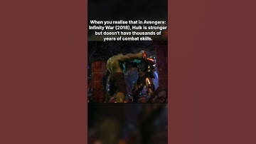 When Hulk met Thanos | Hulk VS Thanos #infinitywar #marvel #mcu #shorts