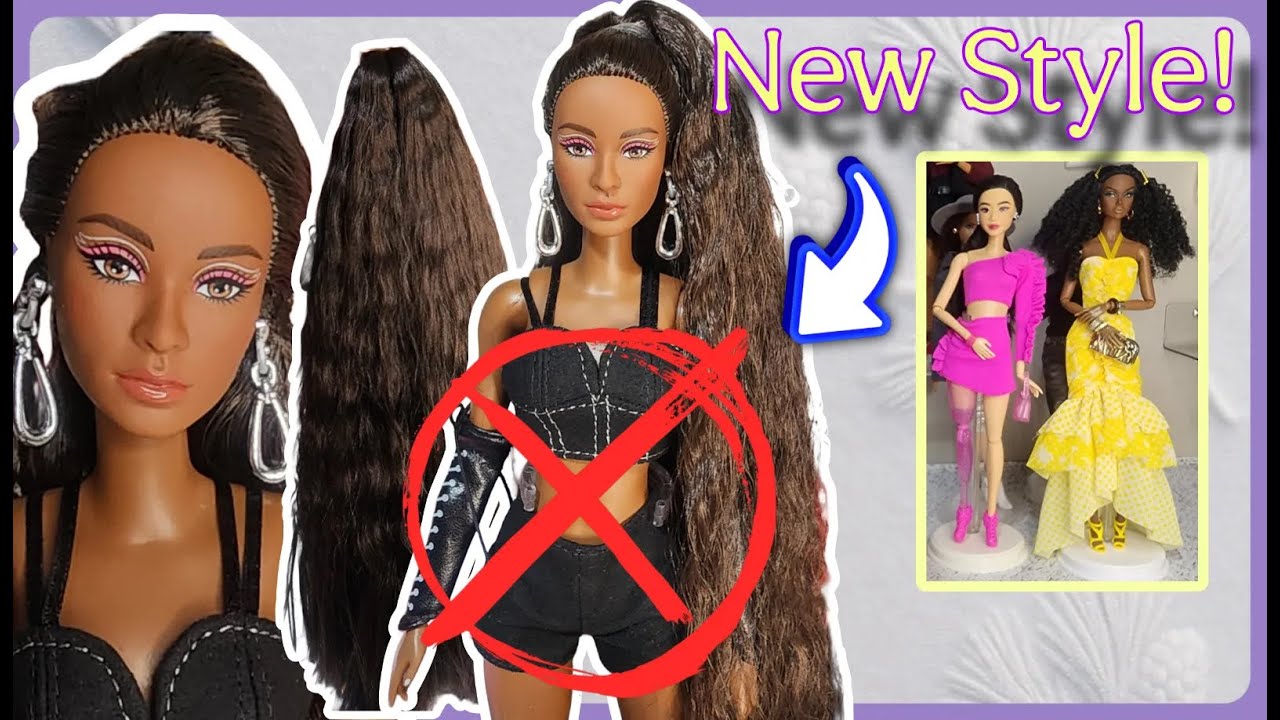 $80 FASHION FRONTIER 2 BARBIE GETS A NEW LOOK- doll outfit transformation