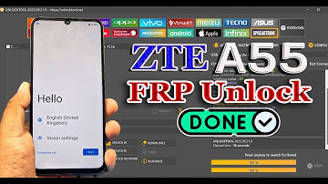 ZTE A55 FRP BYPASS UNLOCK TOOL