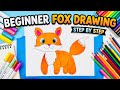 Beginner Fox Drawing 🦊✨