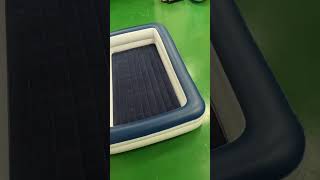 Flocking Travel Bed！Ultimate Comfort On-the-Go！Explore Our Blue Travel Bed with Side Slant Design! screenshot 1