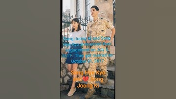Thumbnail of song hye kyo and💔 song joong ki #shorts #songhyekyo #songjoongki