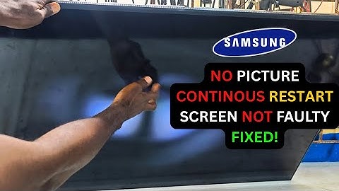 5 EASY STEPS to Fix Samsung TV Stuck in Restart Loop (Black Screen Solved!)