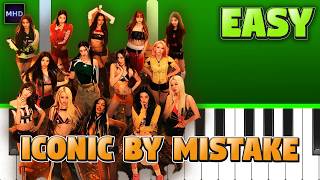 Le Sserafim & Illit & Katseye - Iconic By Mistake - Piano Tutorial