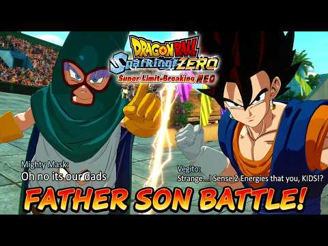 Mighty Mask All Unique Lines & Character Interactions | Dragonball Sparking Neo!