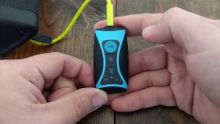 Waterfi Waterproof 8GB MP3 Player and FM Radio Tutorial