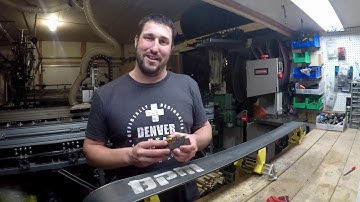 Ski Tuning - Part 1 - Cleaning/ Sharpening Edges