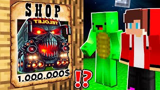 How JJ and Mikey BOUGHT MONSTER BUS TELOLET? JJ and Mikey vs BUS.EXE ! - in Minecraft Maizen screenshot 4