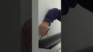 How to install, attach picture ledge shelf