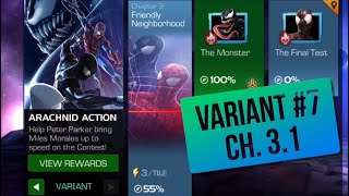 Variant #7 Ch.3.1 vs Ironman, Cable, Groot, Rocket Raccoon, Hulkbuster, Warlock, Venom | MCOC screenshot 2