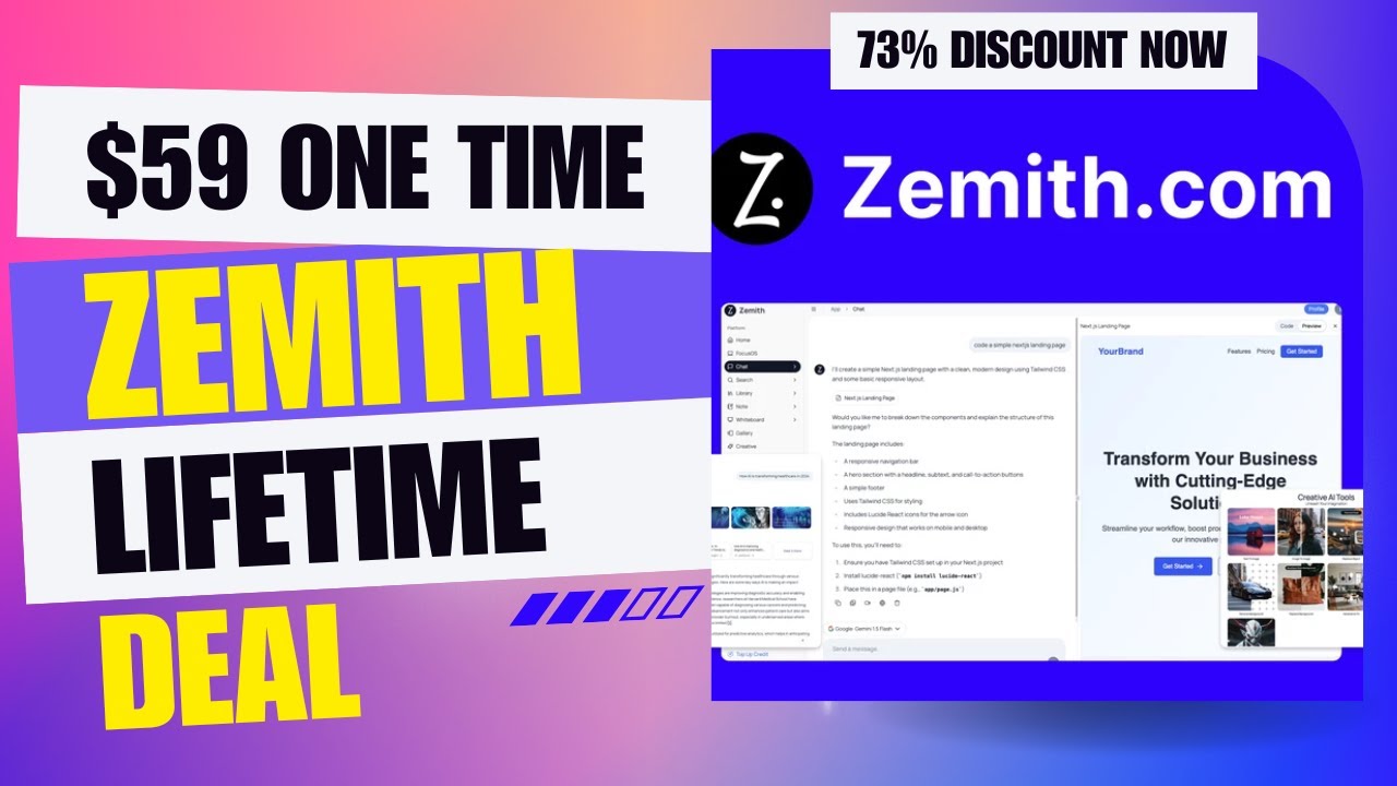 🔥🔥Zemith Lifetime Deal | The Future of AI Is HERE! | $59 Lifetime Deal | 73% Off Now