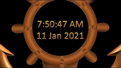 MatsClock 280062 - Free Digital Clock for PowerPoint Presentation Slides