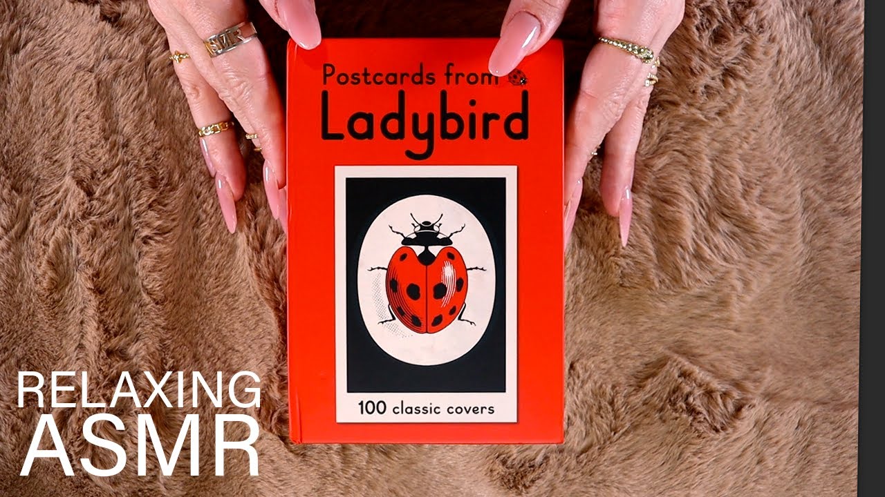 ASMR Ladybird Covers Collection Unboxing (🎧 soft spoken, tracing, tapping)