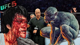 Bruce Lee vs. Colossal Monkey (EA sports UFC 5)