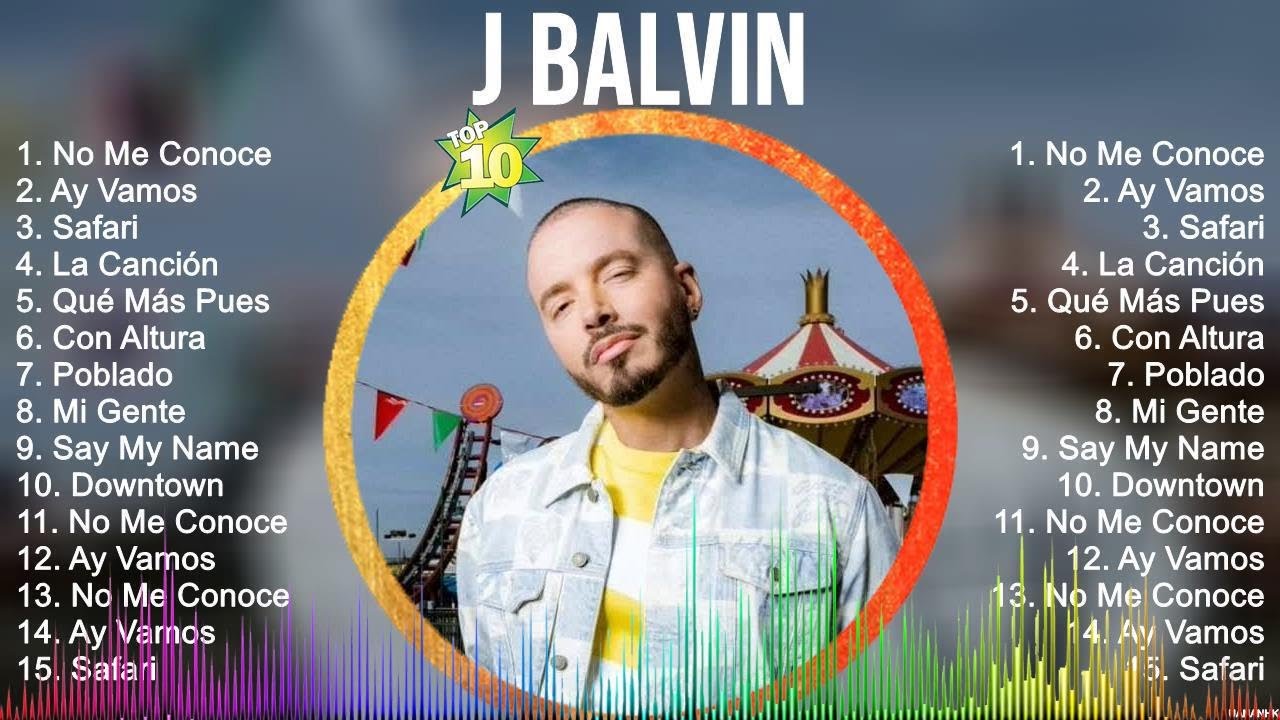 J Balvin Latin Pop Mix 🔥 Best Spanish Summer Songs 2023