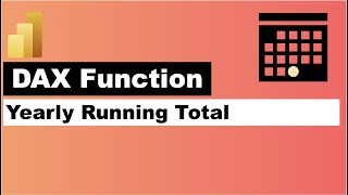 how to calculate yearly running total using power bi dax function datesytd