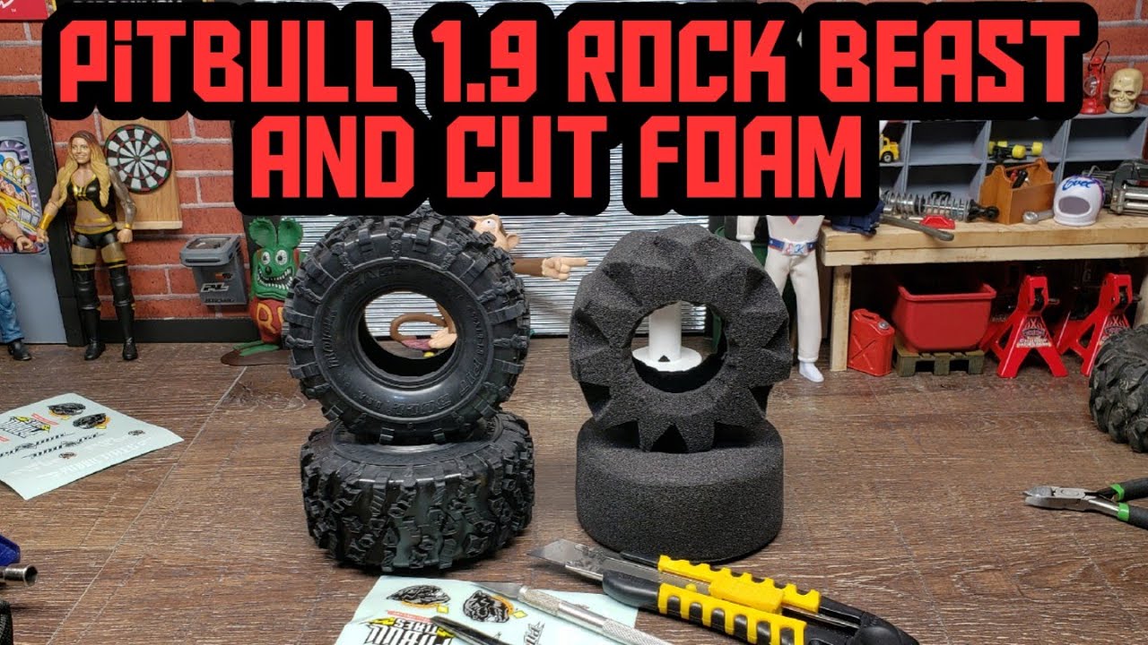 pitbull 1.9 rock beast and cut foams test