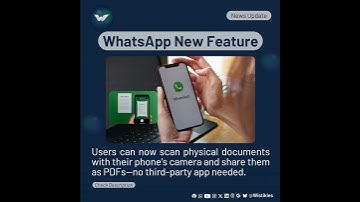 WhatsApp Adds Built-In Document Scanner